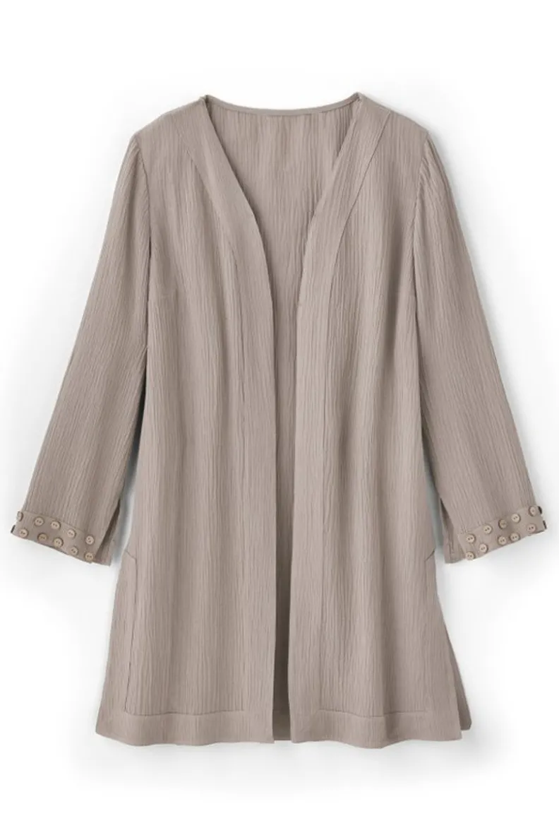 Soft Surroundings Oceo Gauze Topper| Tops|Toppers