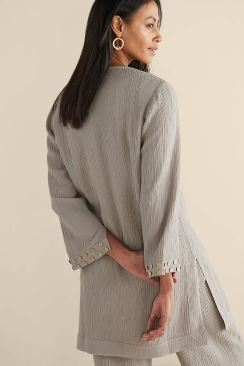 Soft Surroundings Oceo Gauze Topper| Tops|Toppers