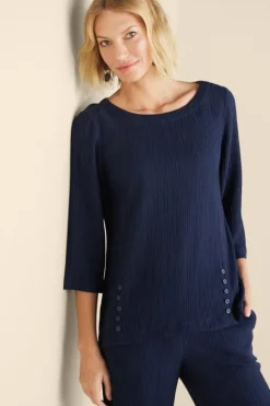 Soft Surroundings Oceo Gauze Tunic| Tops|Tunics & Leggings