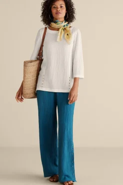 Soft Surroundings Oceo Gauze Tunic| Tops|Tunics & Leggings