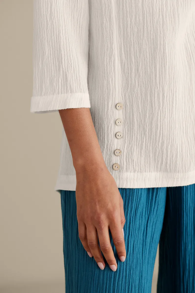 Soft Surroundings Oceo Gauze Tunic| Tops|Tunics & Leggings