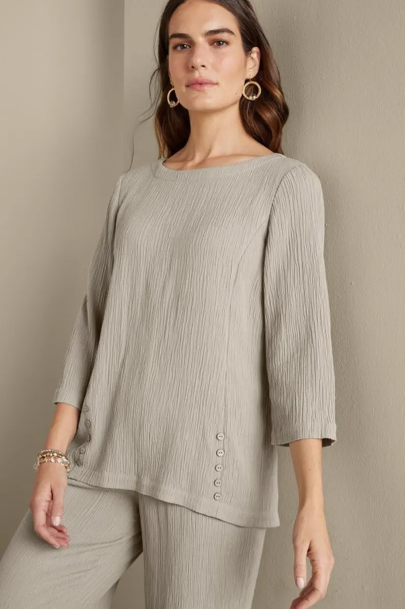 Soft Surroundings Oceo Gauze Tunic| Tops|Tunics & Leggings