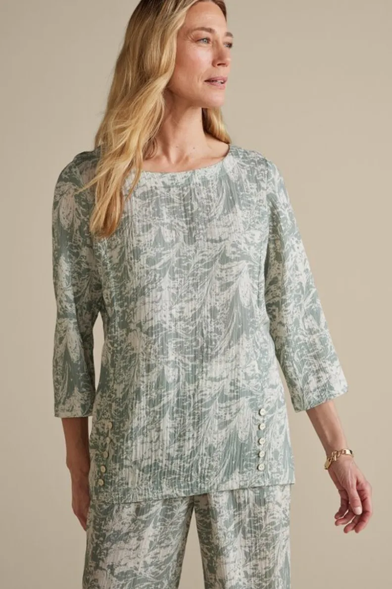 Soft Surroundings Oceo Gauze Tunic| Tops|Tunics & Leggings