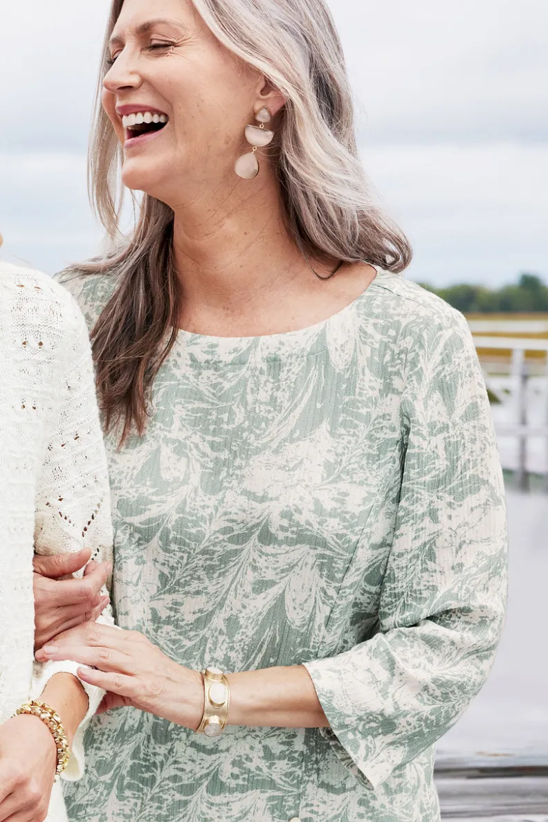 Soft Surroundings Oceo Gauze Tunic| Tops|Tunics & Leggings