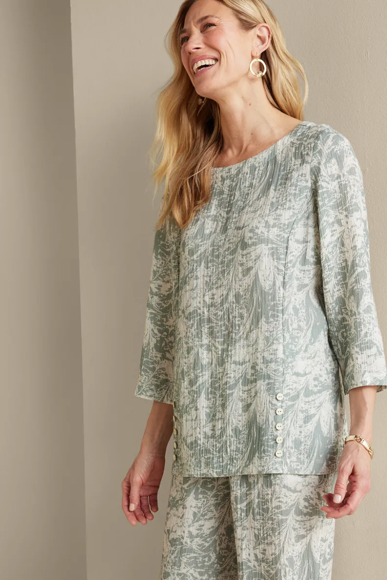 Soft Surroundings Oceo Gauze Tunic| Tops|Tunics & Leggings
