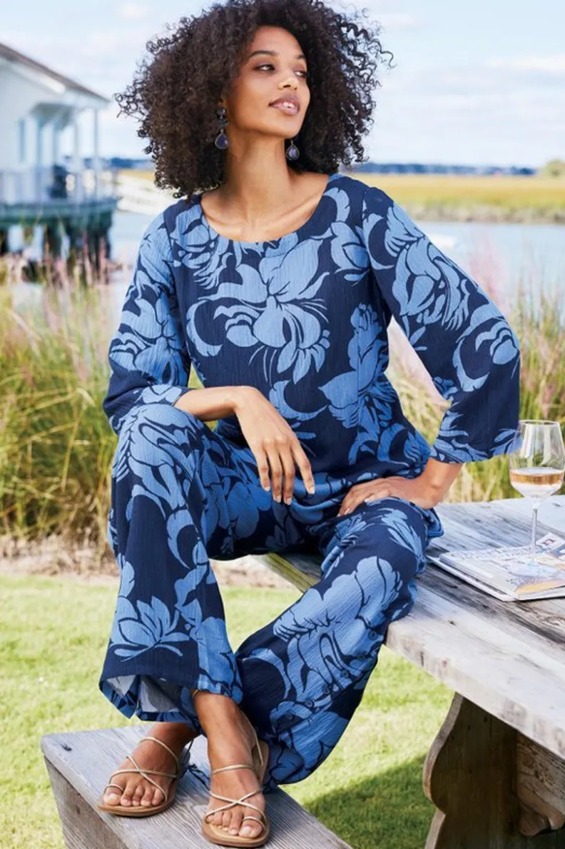 Soft Surroundings Oceo Gauze Tunic| Tops|Tunics & Leggings