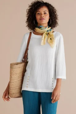 Soft Surroundings Oceo Gauze Tunic| Tops|Tunics & Leggings