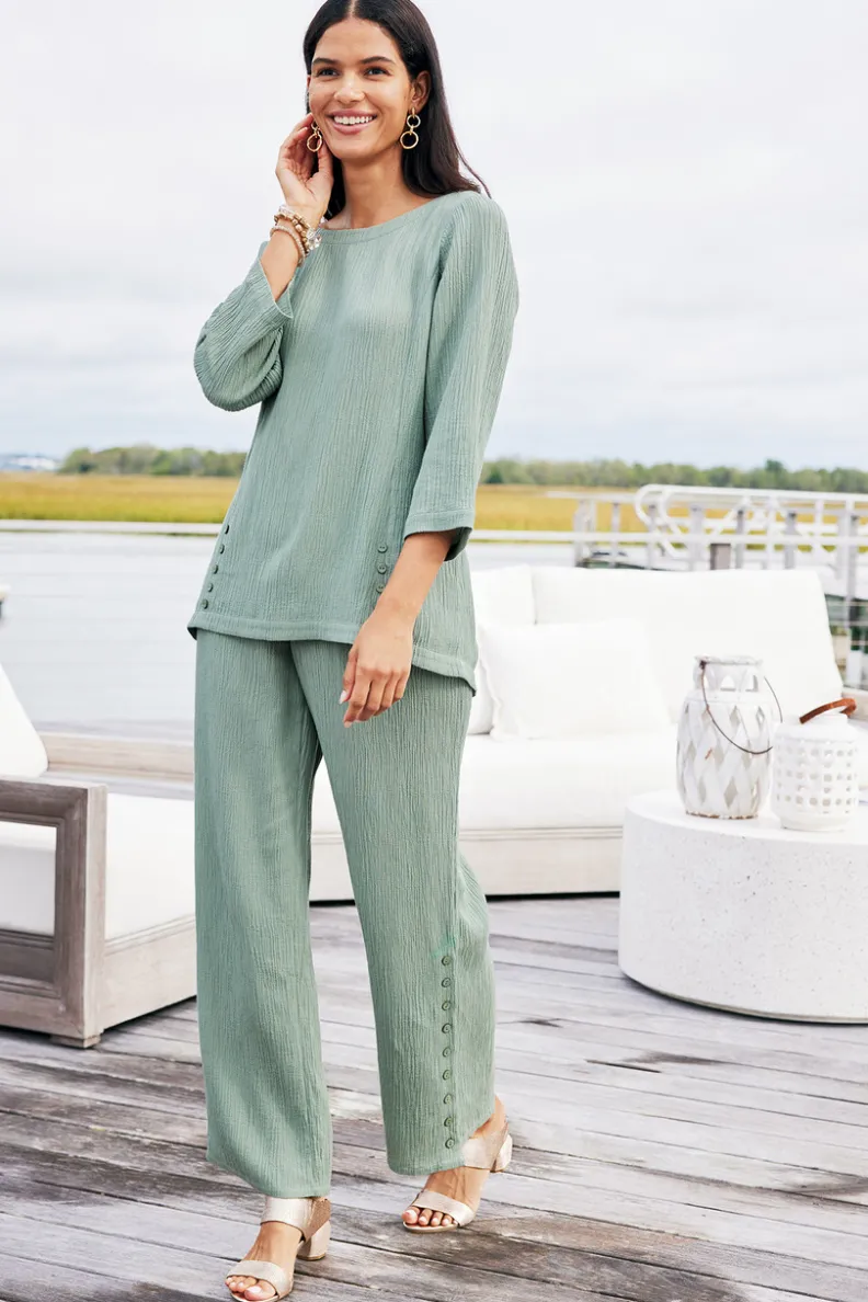 Soft Surroundings Oceo Gauze Tunic| Tops|Tunics & Leggings