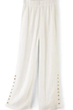 Soft Surroundings Oceo Gauze Wide-Leg Pants| Pants