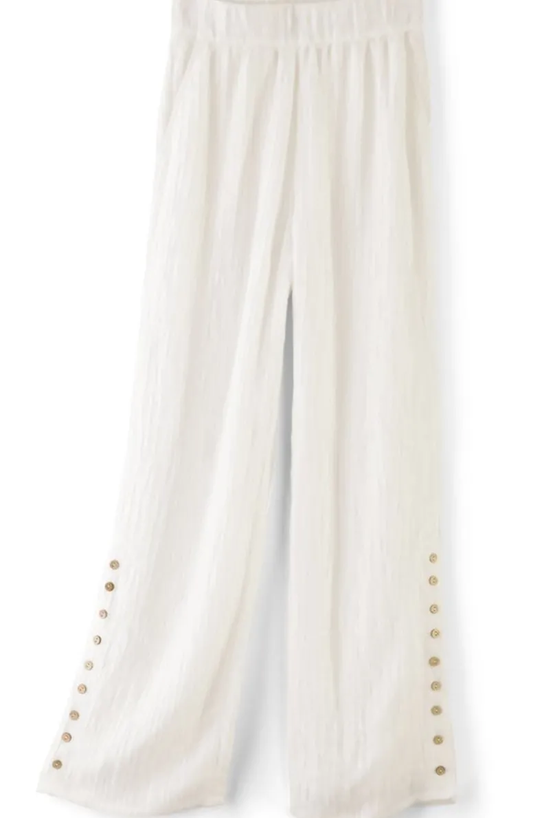 Soft Surroundings Oceo Gauze Wide-Leg Pants| Pants