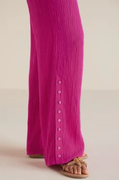 Soft Surroundings Oceo Gauze Wide-Leg Pants| Pants