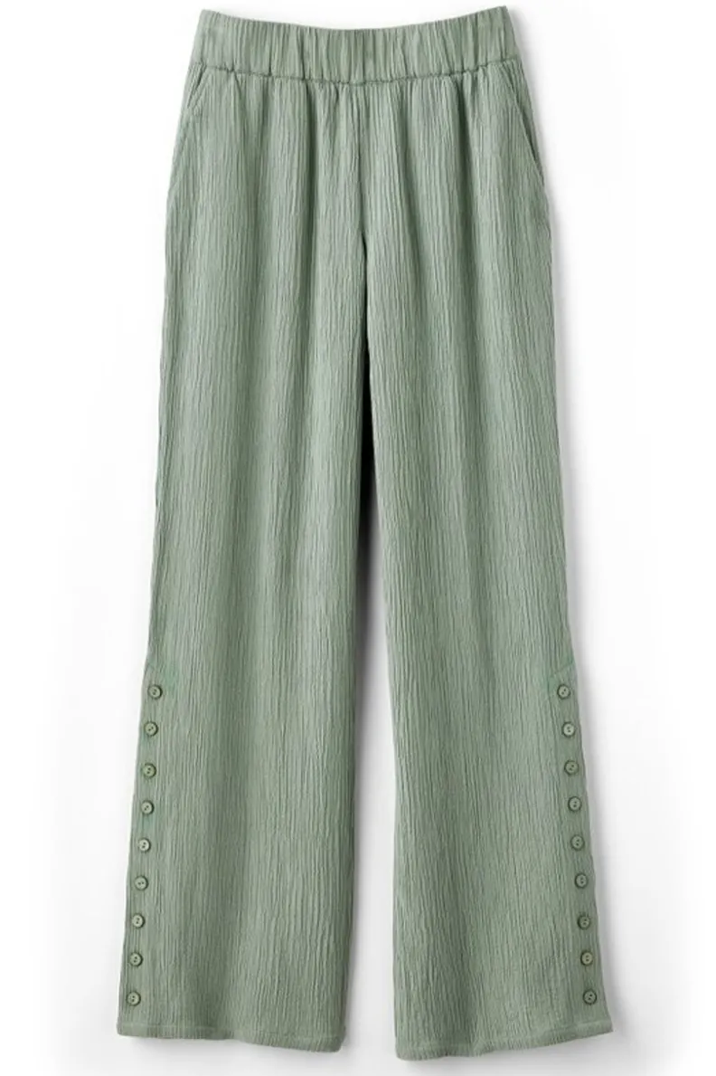 Soft Surroundings Oceo Gauze Wide-Leg Pants| Pants