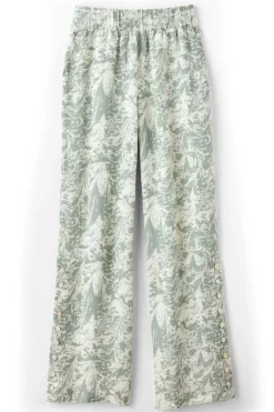 Soft Surroundings Oceo Gauze Wide-Leg Pants| Pants