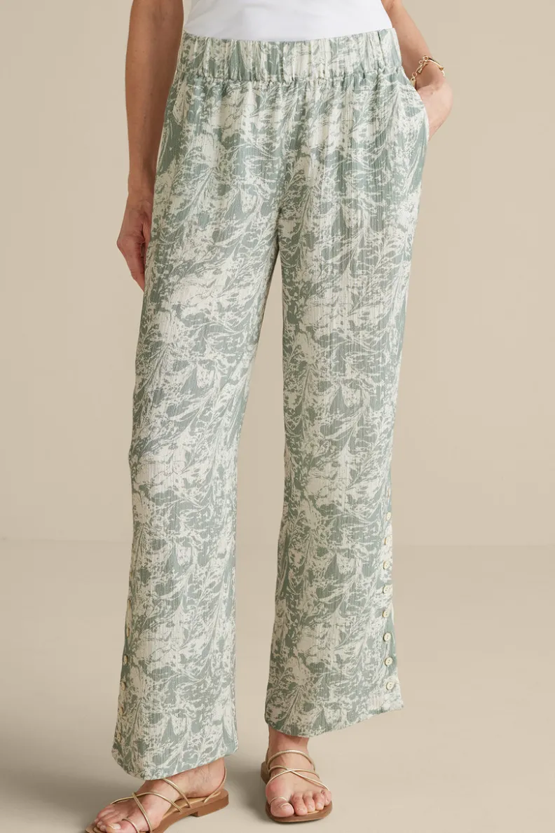 Soft Surroundings Oceo Gauze Wide-Leg Pants| Pants