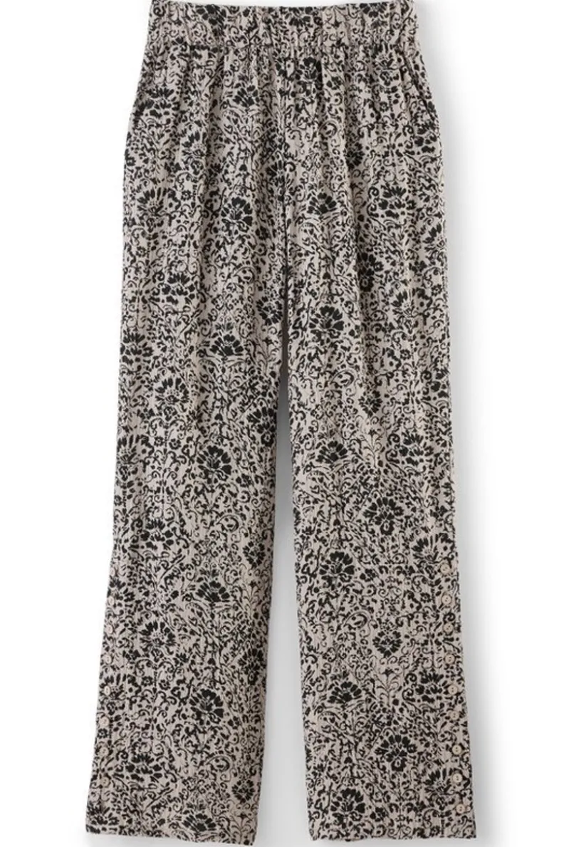 Soft Surroundings Oceo Gauze Wide-Leg Pants| Pants