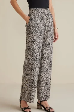 Soft Surroundings Oceo Gauze Wide-Leg Pants| Pants