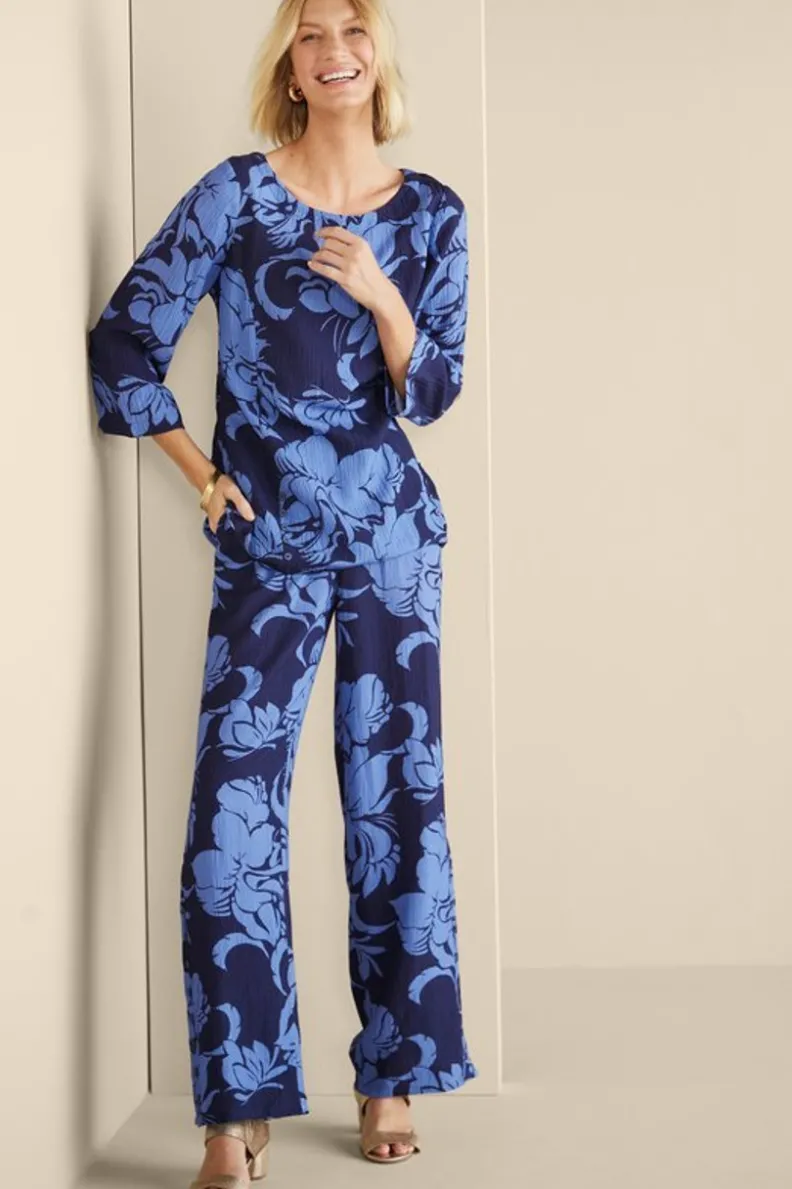 Soft Surroundings Oceo Gauze Wide-Leg Pants| Pants