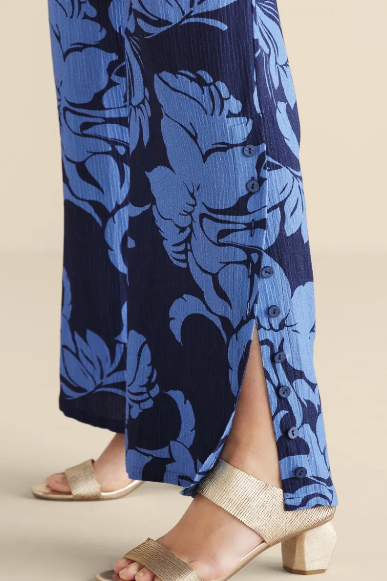Soft Surroundings Oceo Gauze Wide-Leg Pants| Pants