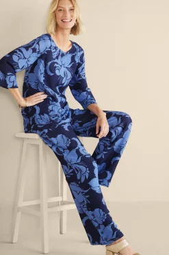 Soft Surroundings Oceo Gauze Wide-Leg Pants| Pants