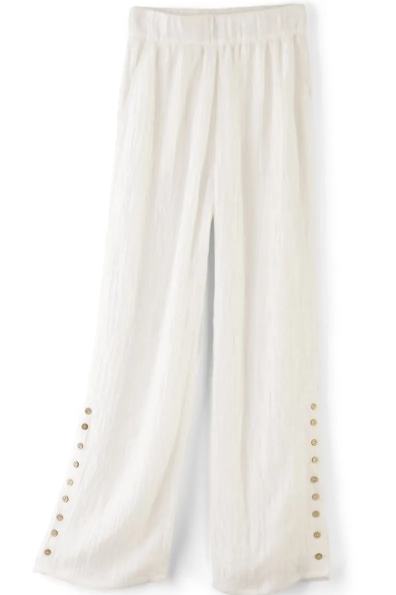 Soft Surroundings Oceo Gauze Wide-Leg Pants| Pants