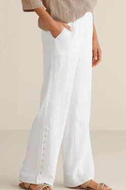 Soft Surroundings Oceo Gauze Wide-Leg Pants| Pants