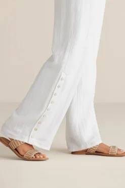 Soft Surroundings Oceo Gauze Wide-Leg Pants| Pants