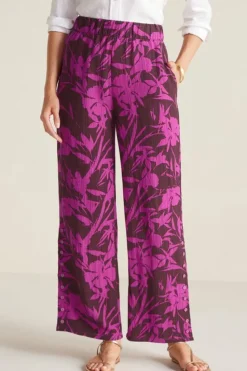 Soft Surroundings Oceo Gauze Wide-Leg Pants| Pants