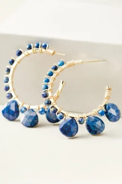 Soft Surroundings Odeta Hoop Earrings| Jewelry|Earrings