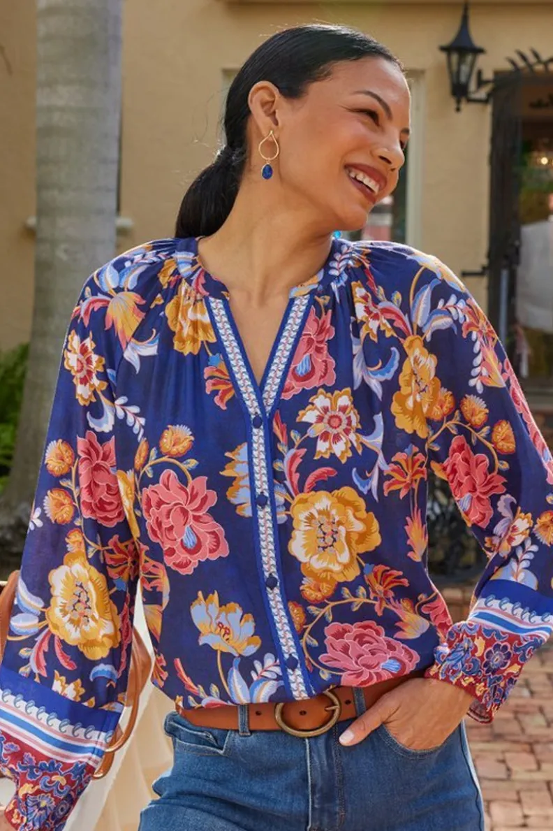 Soft Surroundings Ohana Blouse| Tops