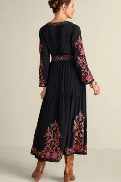 Soft Surroundings Onyx Embellished Maxi Dress| Dresses
