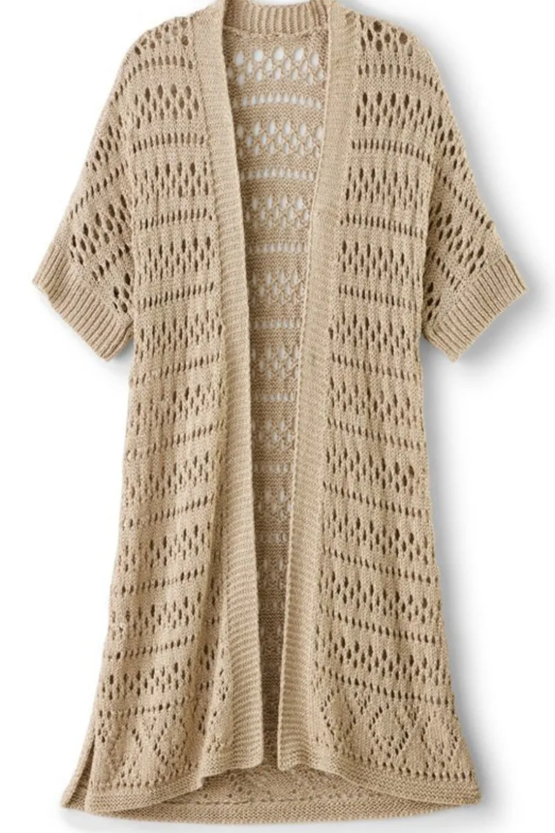Soft Surroundings Opaline Shimmer Cardigan| Tops|Sweaters & Cardigans