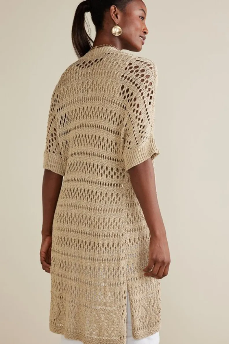 Soft Surroundings Opaline Shimmer Cardigan| Tops|Sweaters & Cardigans