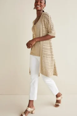 Soft Surroundings Opaline Shimmer Cardigan| Tops|Sweaters & Cardigans