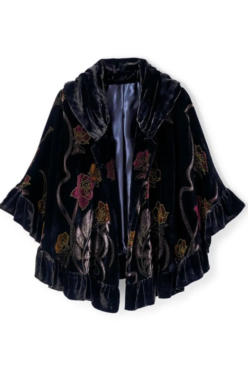 Soft Surroundings Palara Velvet Wrap| Scarves & Wraps
