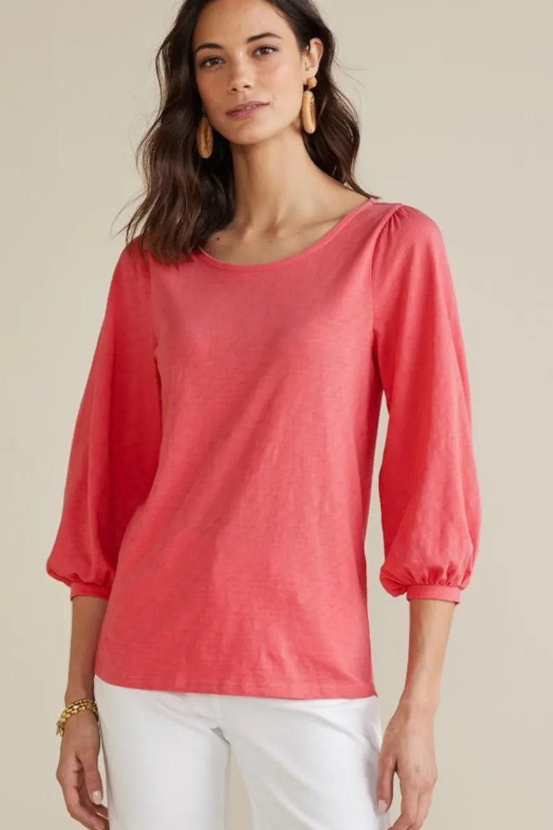 Soft Surroundings Parisian Poet Top| Tops