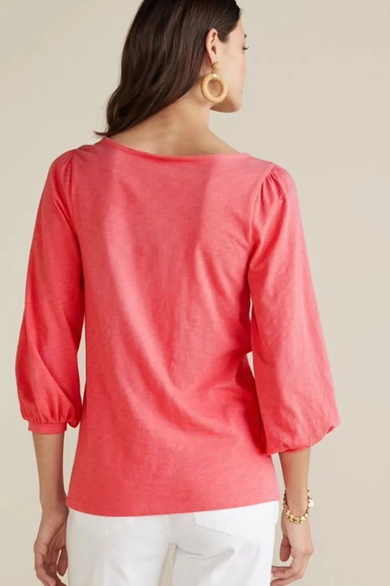 Soft Surroundings Parisian Poet Top| Tops