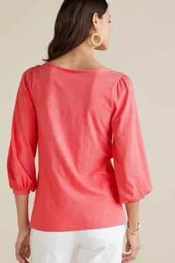 Soft Surroundings Parisian Poet Top| Tops