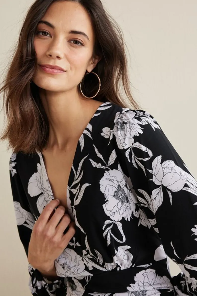 Soft Surroundings Penelope Long Sleeve Jumpsuit| Dresses|Jumpsuits