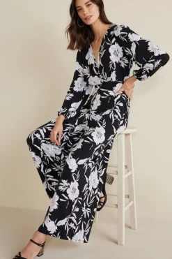 Soft Surroundings Penelope Long Sleeve Jumpsuit| Dresses|Jumpsuits