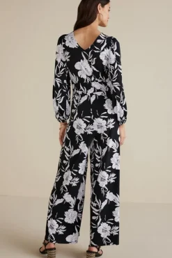 Soft Surroundings Penelope Long Sleeve Jumpsuit| Dresses|Jumpsuits