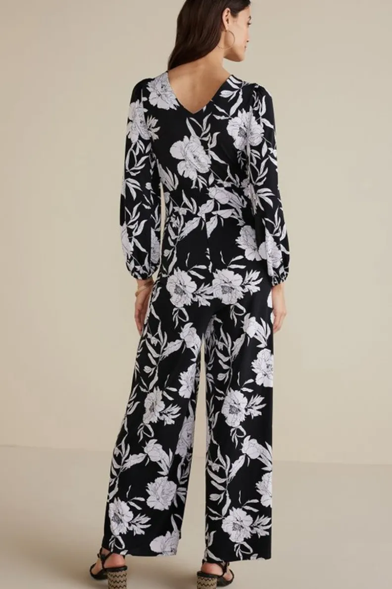 Soft Surroundings Penelope Long Sleeve Jumpsuit| Dresses|Jumpsuits