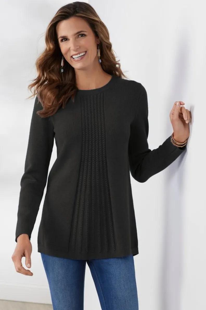 Soft Surroundings Priscilla Pullover Tunic Sweater| Tops|Sweaters & Cardigans
