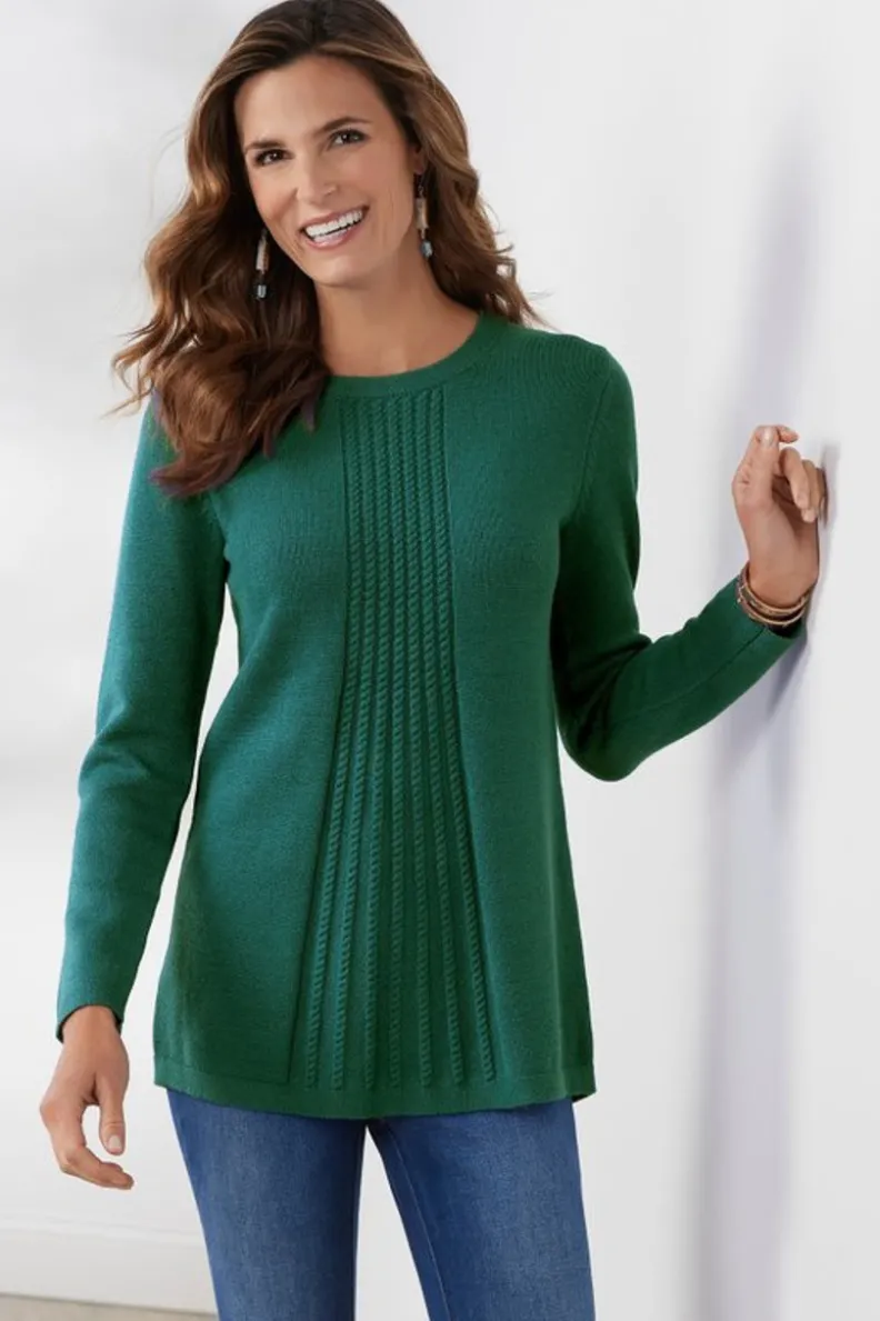 Soft Surroundings Priscilla Pullover Tunic Sweater| Tops|Sweaters & Cardigans