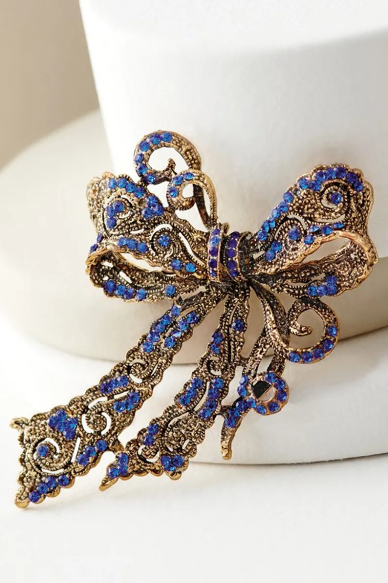 Soft Surroundings Put A Bow On It Brooch| Jewelry