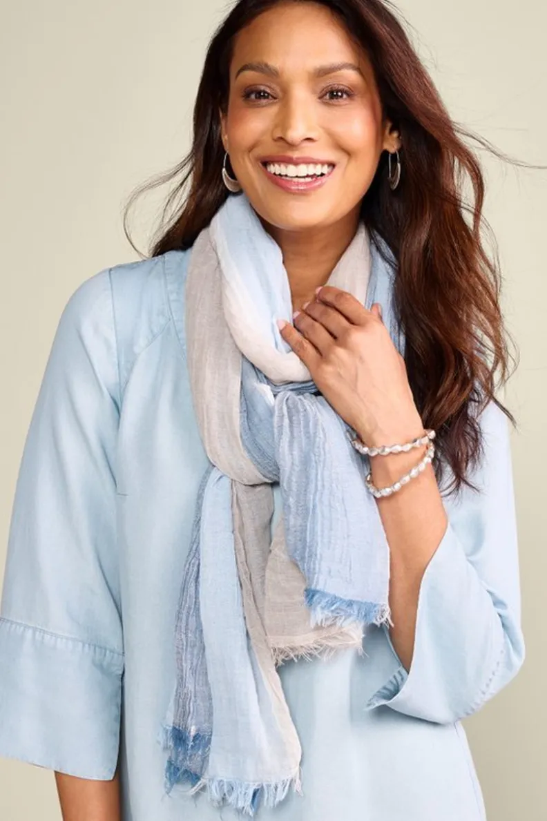 Soft Surroundings Raia Stripe Scarf| Scarves & Wraps