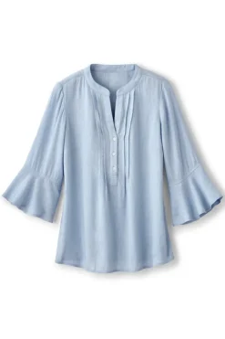 Soft Surroundings Raisa Linen Blend Top| Tops