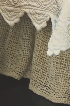 Soft Surroundings Raw Silk Woven Bedskirt| Bedding|Bedding Collections