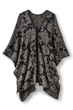 Soft Surroundings Rian Jacquard Ruana| Scarves & Wraps