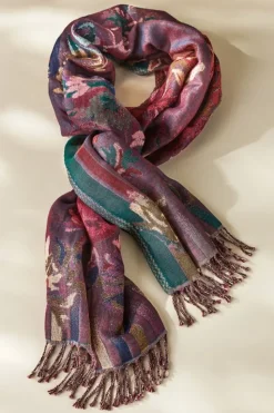Soft Surroundings Rosy Reversible Scarf| Scarves & Wraps