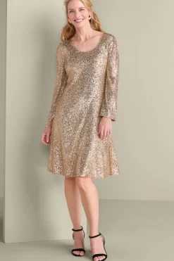 Soft Surroundings Sancerre Sequin Dress| Dresses